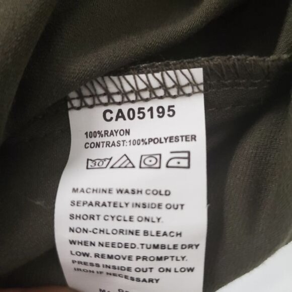 Adam Jacobs Satin Drape Front CoverUp Jacket Top - Picture 10 of 10